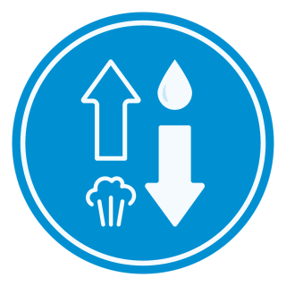 blue and white icon for microcat catalysts